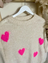 Pullover Pink Heart