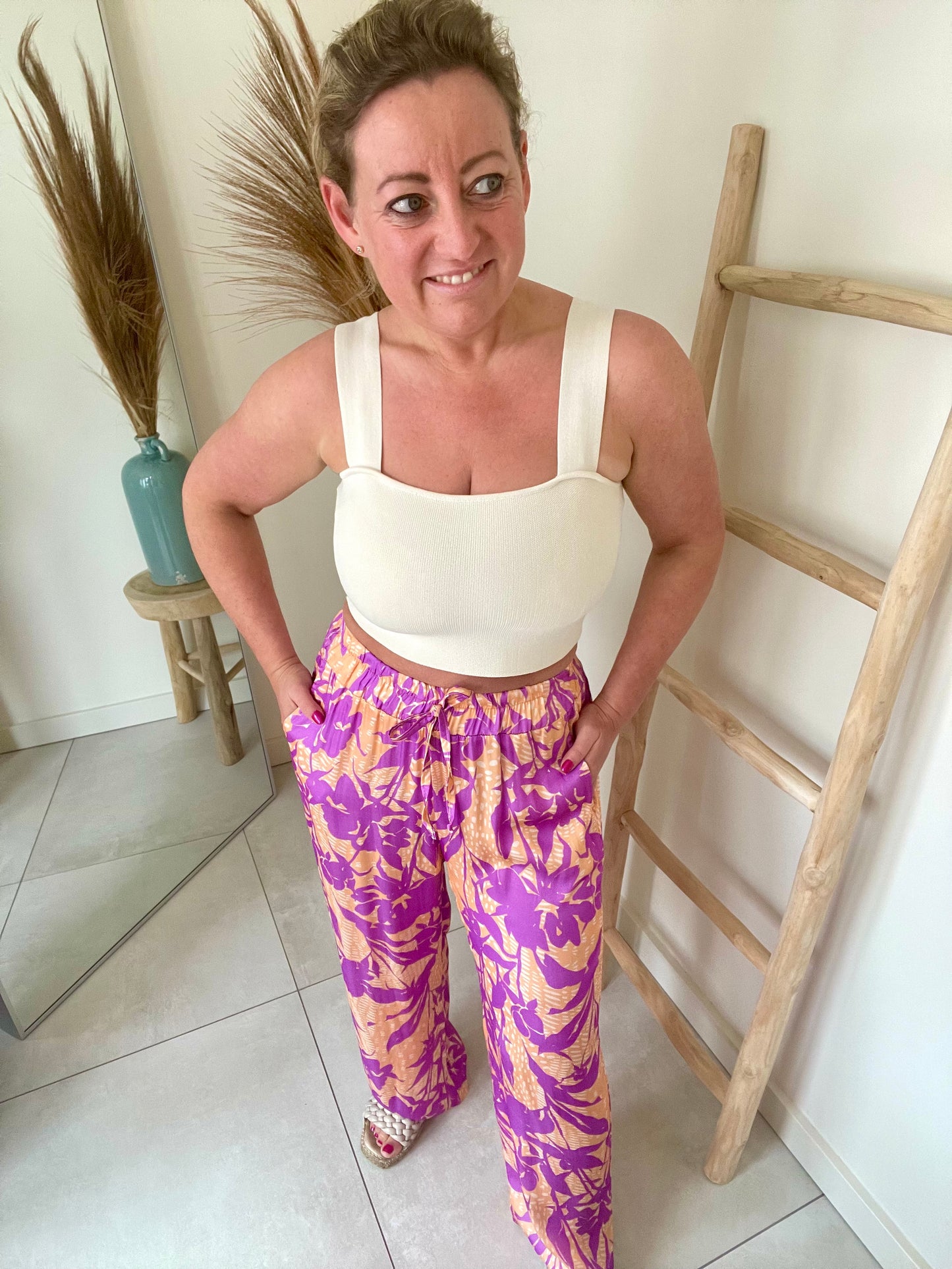 Pants Marlene lila