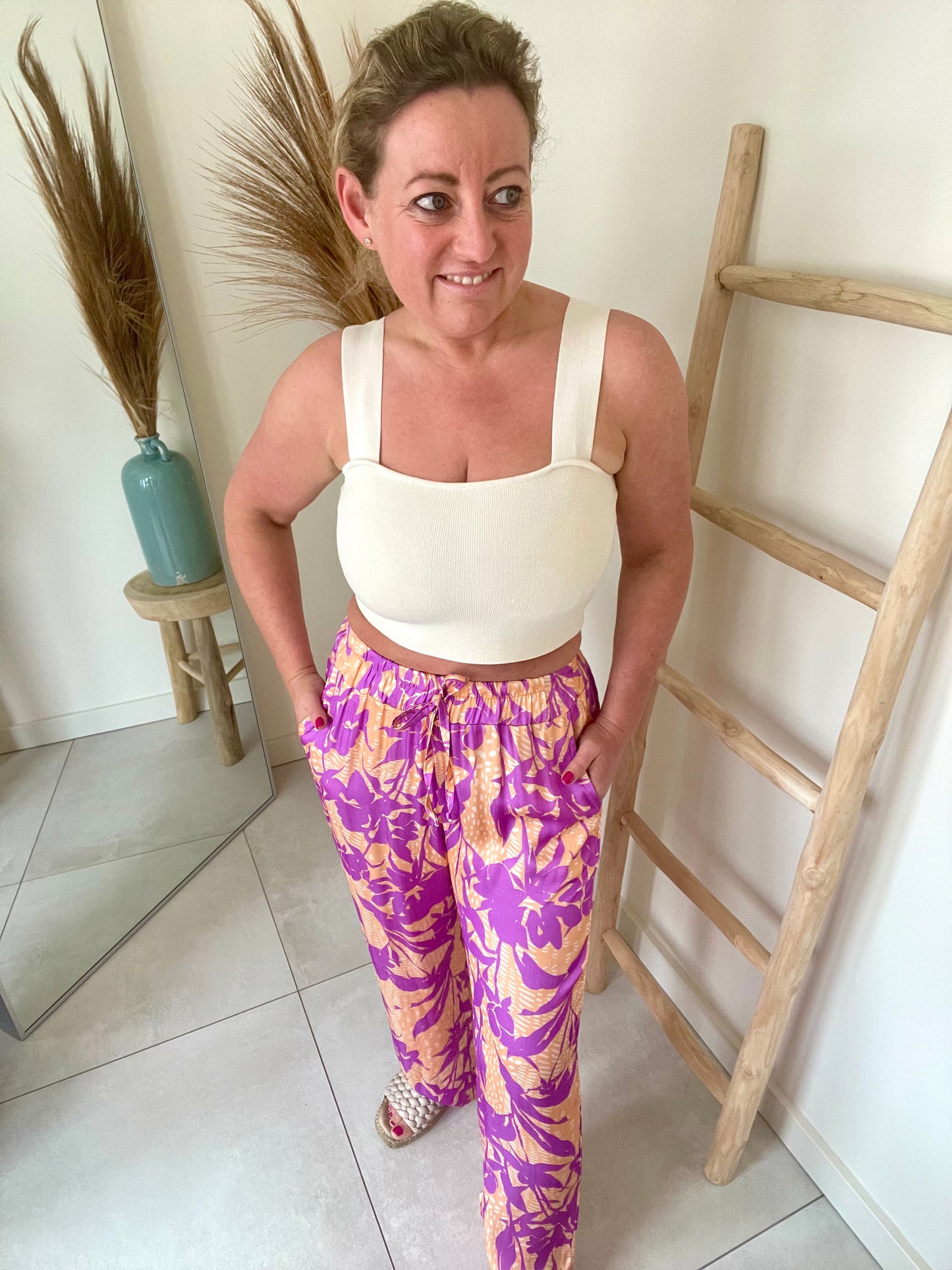 Pants Marlene lila