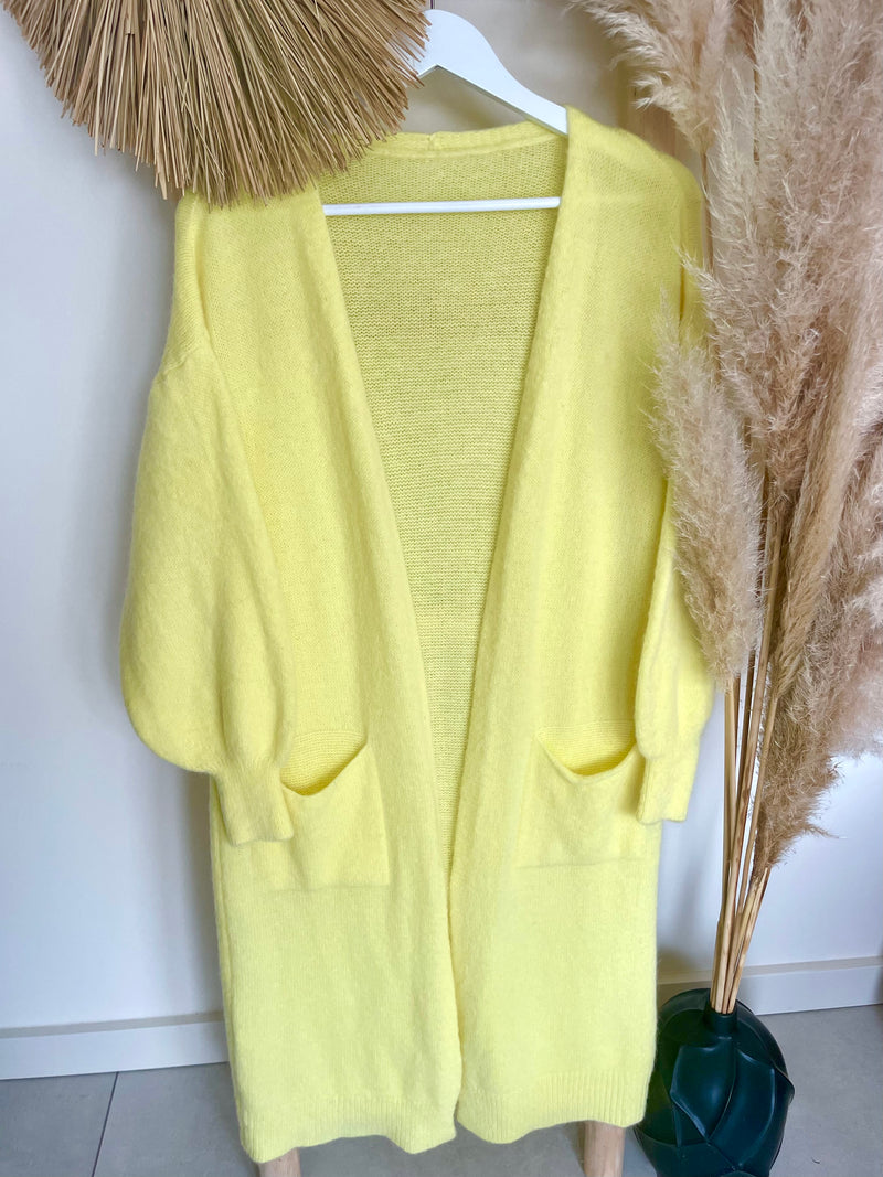 Cardigan Jasmin yellow