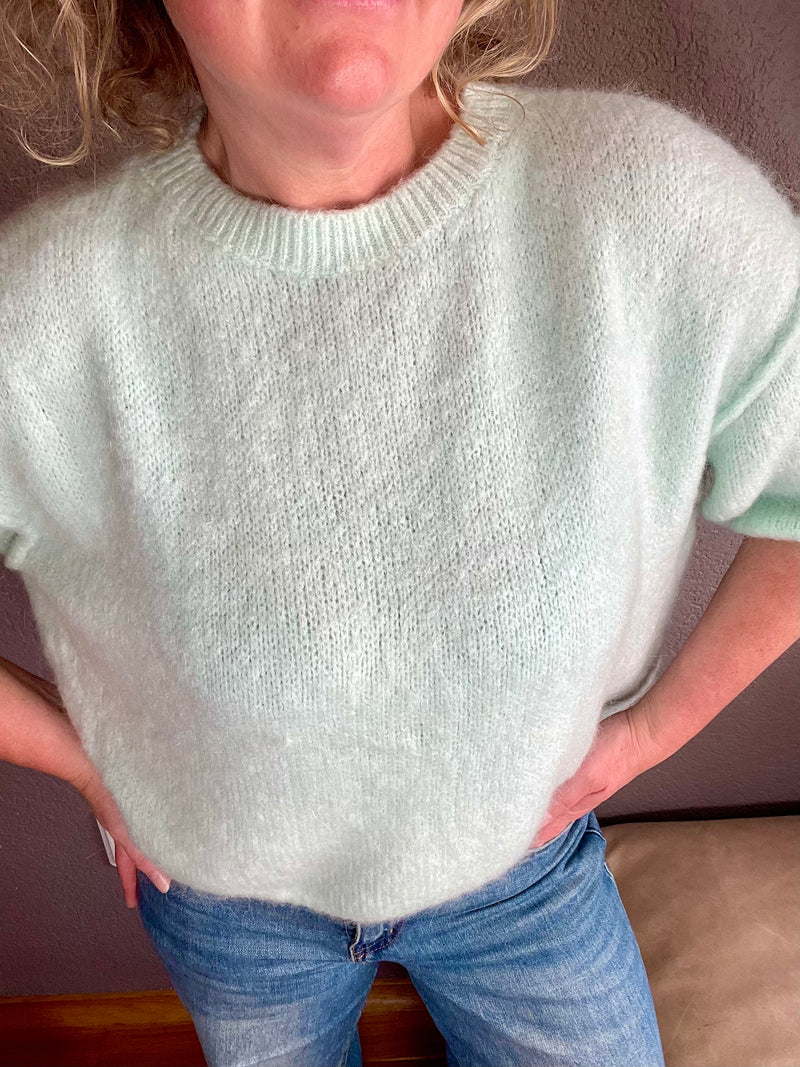 Pullover Mint shine
