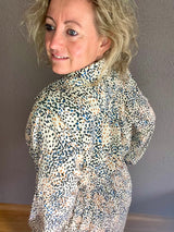 Dress beige dots