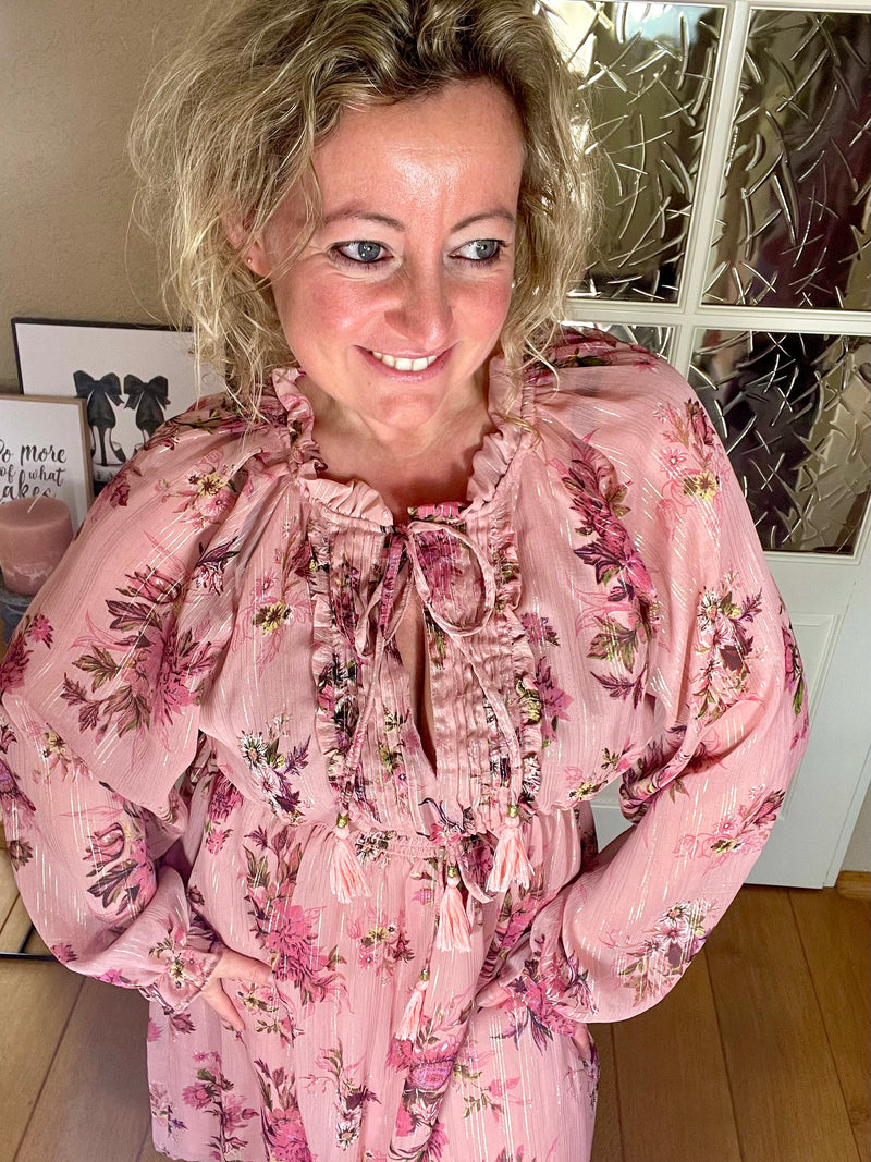 Dress rose flowers