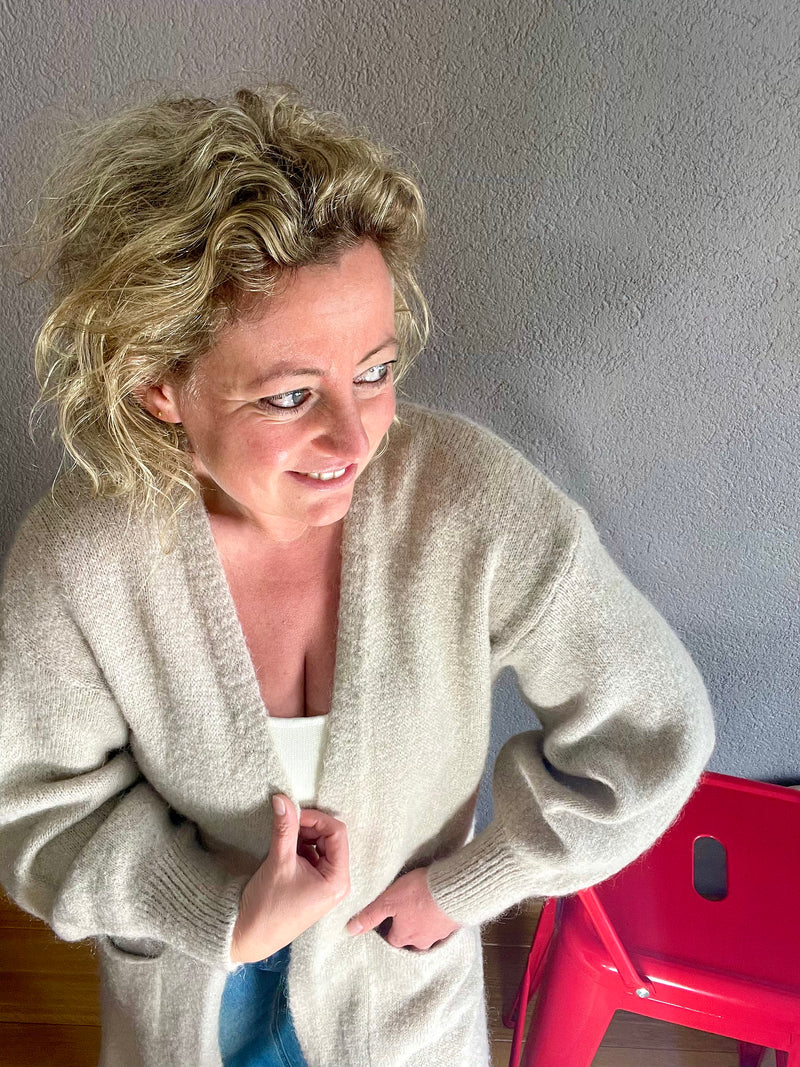 Cardigan beige
