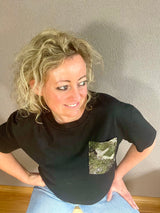 T-Shirt sequin Pocket