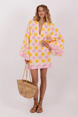 Cady Short dress Praia Print
