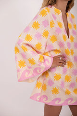 Cady Short dress Praia Print