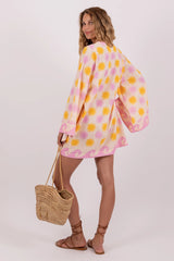 Cady Short dress Praia Print