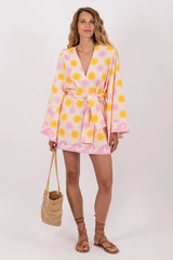 Cady Short dress Praia Print