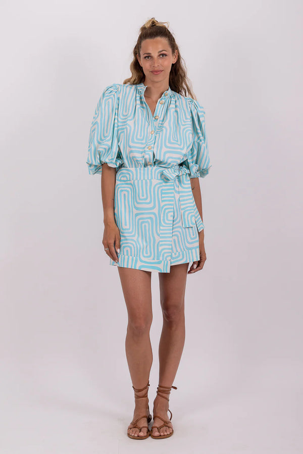 Ezia Skirt Seychelles Print