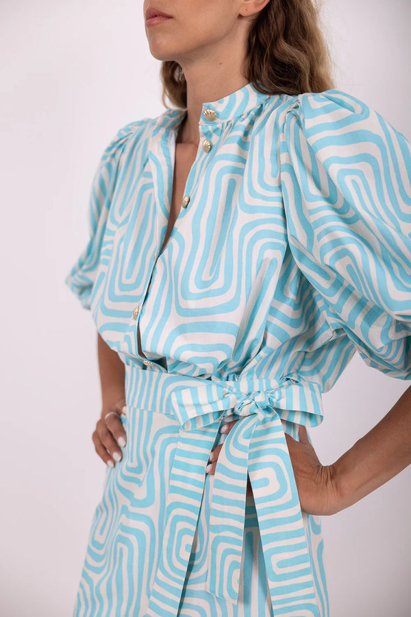 Ezia Skirt Seychelles Print