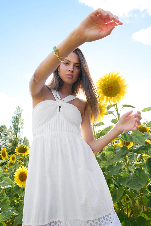 Piti Cuiti Sicilia Blanco holder dress
