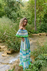 Piti Cuiti Frida dress Aqua
