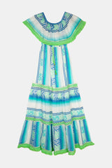 Piti Cuiti Frida dress Aqua