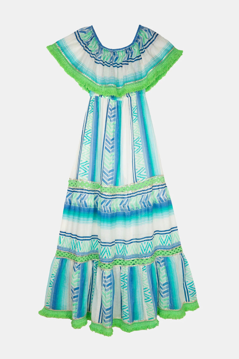 Piti Cuiti Frida dress Aqua