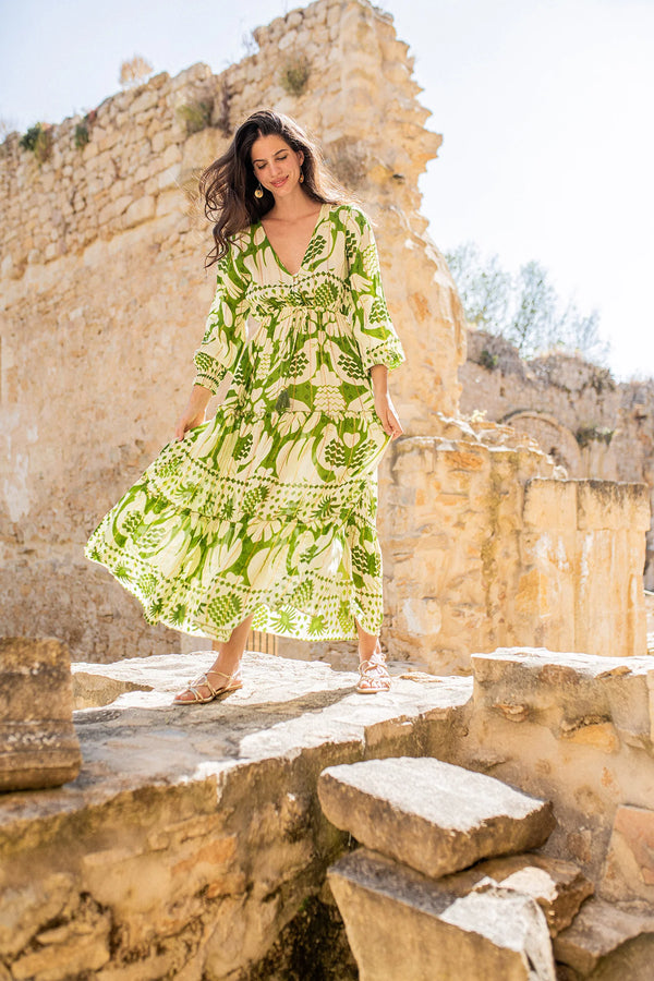 Piti Cuiti Acapulco dress verde