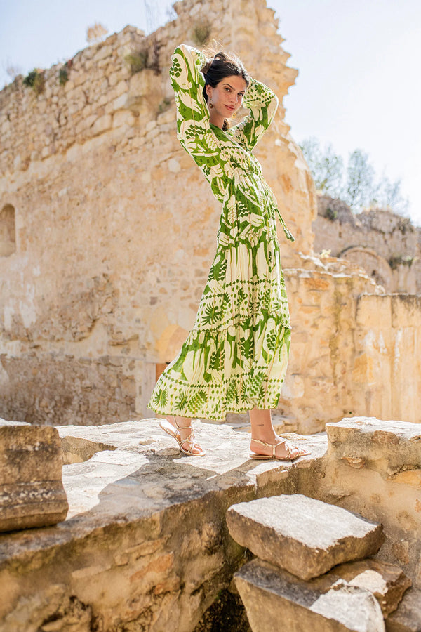 Piti Cuiti Acapulco dress verde