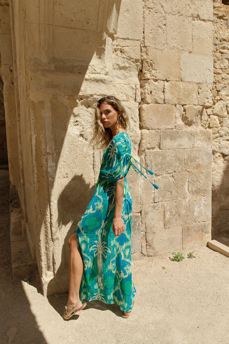 Piti Cuiti Bora Bora Kimono Aqua
