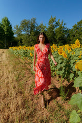 Piti Cuiti Acapulco Rojo dress Long
