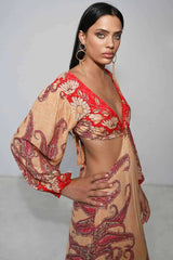 Piti Cuiti Oasis Dress Orange