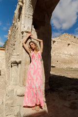 Piti Cuiti Nilo rosa Dress Long