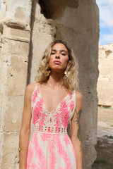 Piti Cuiti Nilo rosa Dress Long