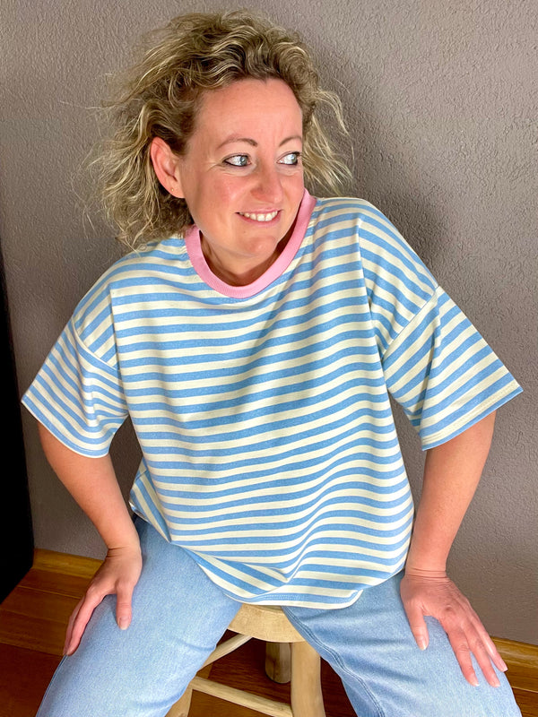 T-Shirt Blue stripes