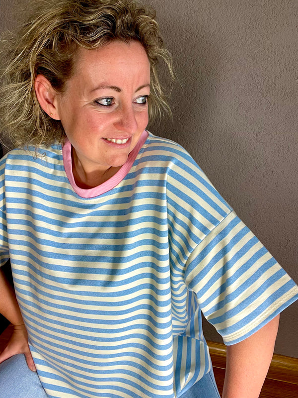 T-Shirt Blue stripes