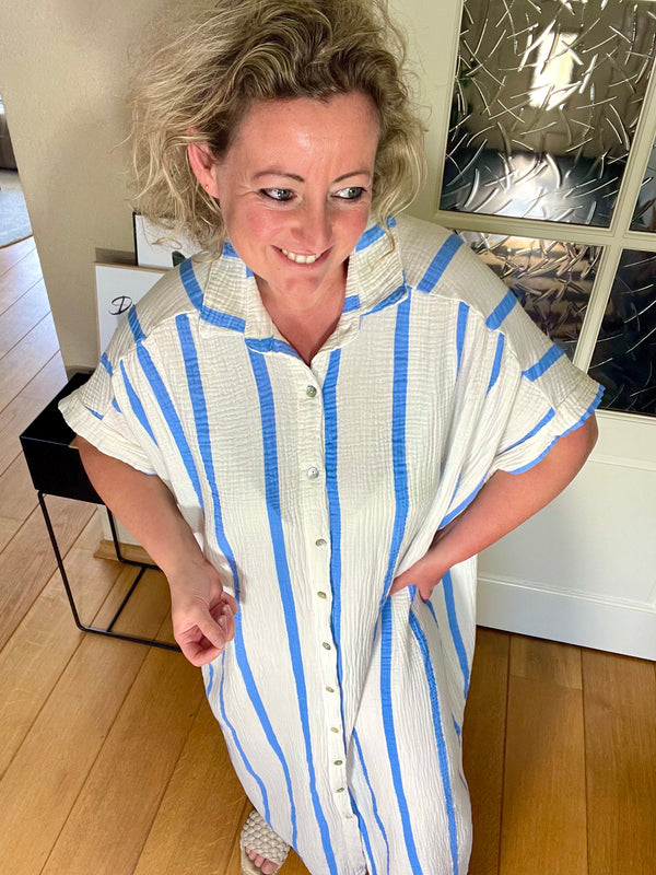 Dress Blue Stripes